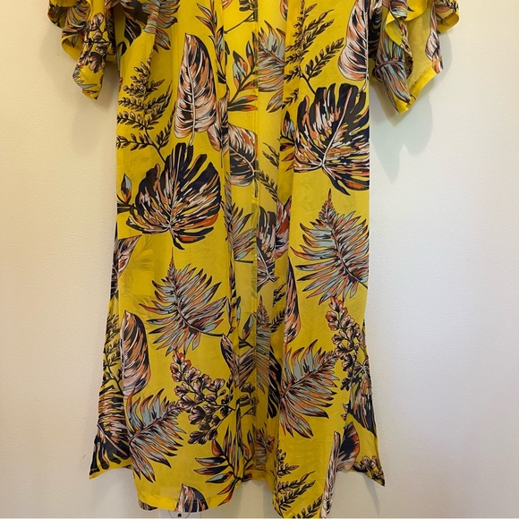 ORCHID ROW Floral Maxi Chiffon Kimono Coverup - Picture 5 of 9